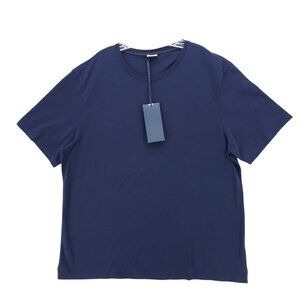 NWT SPOKE London Men's Navy Blue T-shirt Straight Regular 100% Cotton Size XXL